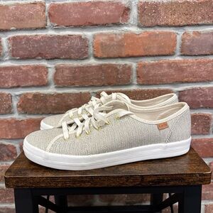 Keds Women’s 8 Kickstart Novelty Textile Lace-Up Sneakers